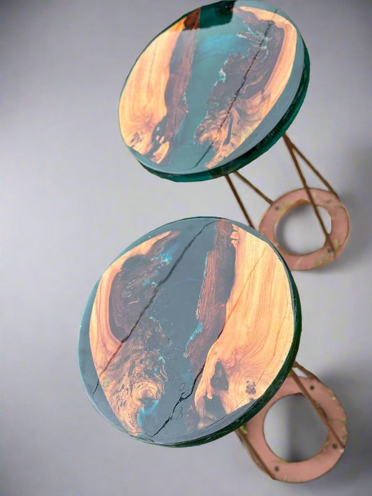 Aqua Vortex Twins - Artified Apparel