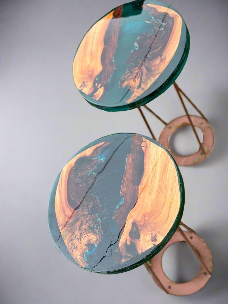 Aqua Vortex Twins - Artified Apparel